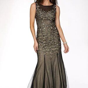 Scoop Neck Sheath Shape LAce Prom Dress JT656
